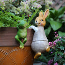 Lovely Frog & Rabbit Shape Hanging Statue Decor BUY MORE SAVE MORE Rabbit