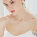 Double Heart Necklace I love you forever COMOSO