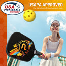 PELARD Pickleball Paddles, USAPA Approved Fiberglass Pickleball Paddles Set of 2/4 with Pickleball Rackets, Cooling Towels, Pickleball Bag & Pickleball Balls for Beginners & Pros