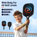 PELARD Pickleball Paddles, USAPA Approved Fiberglass Pickleball Paddles Set of 2/4 with Pickleball Rackets, Cooling Towels, Pickleball Bag & Pickleball Balls for Beginners & Pros