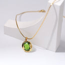 Spring Olive Green Necklace Heycuzi 