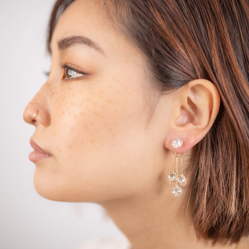 Round Petal Earrings COMOSO 