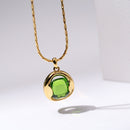 Spring Olive Green Necklace Heycuzi 
