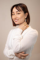 Round Petal Earrings COMOSO 