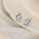 Mermaid Tail Studs COMOSO SILVER WITHOUT GIFT BOX 