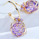 Rose Tassel Hoops COMOSO 