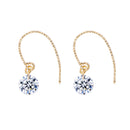 Handmade 14K Gold Hook Earrings HEYCUZI 