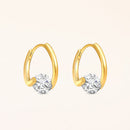 Diamond Round Studs COMOSO 