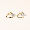 Diamond Round Studs COMOSO 
