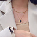 Flat Figaro Chain Necklaces HEYCUZI 