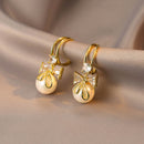 Pearl Bow Earrings HEYCUZI 