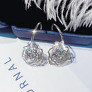 ROSE TASSEL EARRINGS COMOSO SILVER A WITHOUT GIFT BOX 