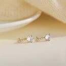 Simple Diamond Earrings COMOSO 
