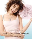 Crystal Heart Pendant Necklace COMOSO 