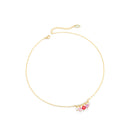 Shiny Colorful Zircon Drop Necklace COMOSO 