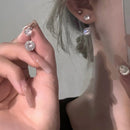 Two Zircon Stud Earrings COMOSO 