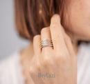 Layered Wave Ring HEYCUZI 