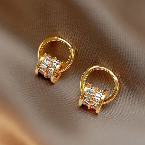 Forever Love Huggie Earrings(Buy More Save More-Only This Week) COMOSO 1 PAIR 