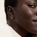 Beaded Huggie Hoops Heycuzi 