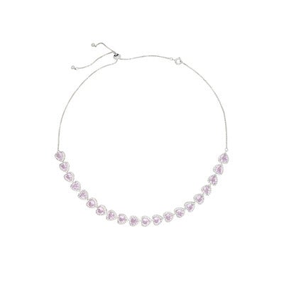 Sweet Girl Love Pink Necklace COMOSO A string of love 