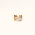 Layered Wave Ring HEYCUZI Gold 