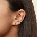 Beaded Huggie Hoops Heycuzi 