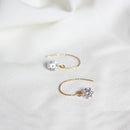 Handmade 14K Gold Hook Earrings HEYCUZI 