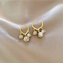 Double-sided Sparkling Drop Hoops COMOSO 