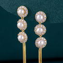 Pearl Tassel Earrings HEYCUZI 