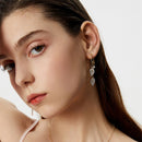 Leaf Fringe Earrings HEYCUZI 