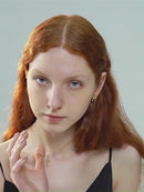 HeyCuzi Initial Letter Necklace (Bamboo Rustic Style Letter）