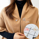 Fashion Rhinestone Waistband Tighting Brooch(1set / 4 pcs) BUY MORE SAVE MORE E 