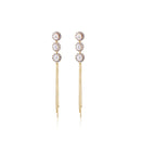 Pearl Tassel Earrings HEYCUZI 