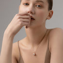 Shell Cubic Zirconia Necklace Heycuzi 