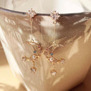 Night Sky Moon And Star Pearl Dangle Drop Earrings HEYCUZI ONE SET - 2 PCS(50% OFF) 