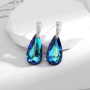 BLUE CRYSTAL TEARS OF THE SEA EARRINGS COMOSO 