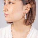 Woven Mesh Oval Hoops COMOSO 