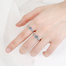 Moissanite Rings 004 HEYCUZI 