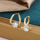 Diamond Round Studs COMOSO 