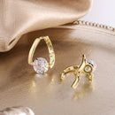 Diamond Round Studs COMOSO 