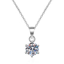 Moissanite Necklace HEYCUZI 