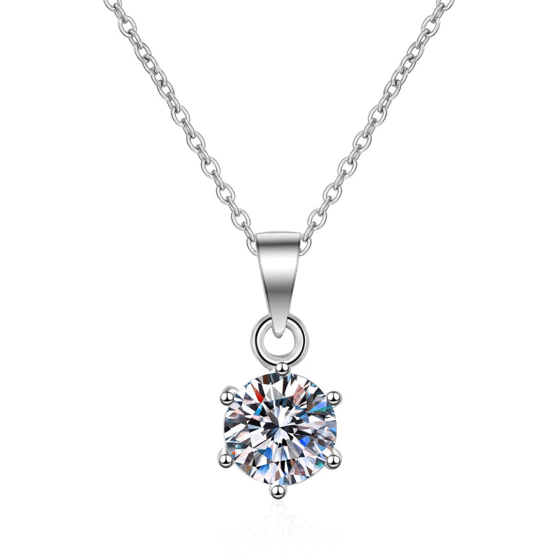 Moissanite Necklace HEYCUZI 