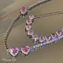 Sweet Girl Love Pink Necklace COMOSO 