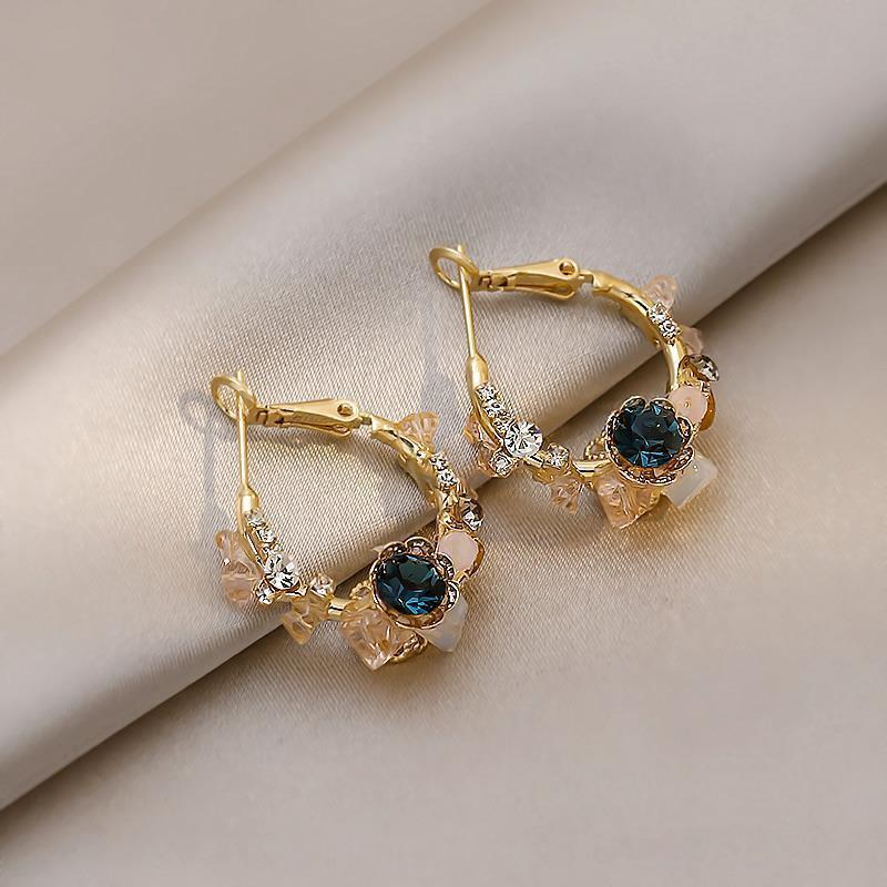 Baroque Vintage Gemstone Earrings COMOSO 