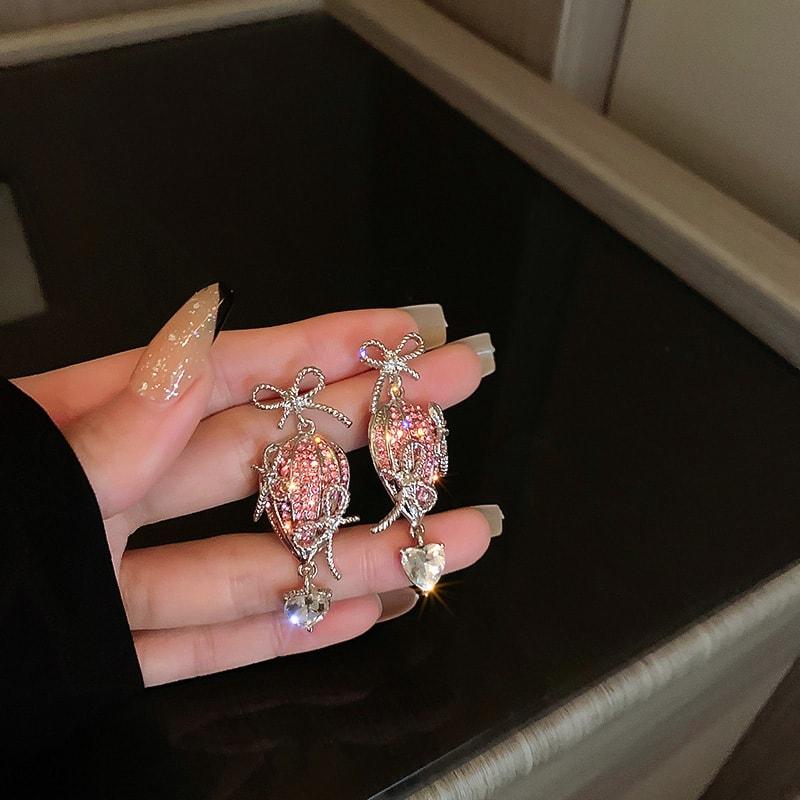 Heartbeat Hot Air Balloon Bow Earrings (Buy 2+ Get Free Gift-Only This Week) COMOSO 