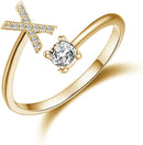 Initial Letters Ring - Gold HEYCUZI X 