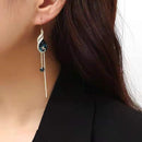 Peacock Crystal Earrings COMOSO 