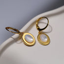 Mother-Of-Pearl Jewelry Set COMOSO Earrings 