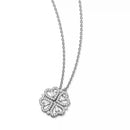 Four Leaf Clover Charm Necklace COMOSO SILVER 