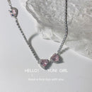 Sweet Girl Love Pink Necklace COMOSO 